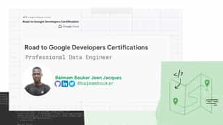 Road to Google Cloud Professional Data Engineer Certification Talk cover page