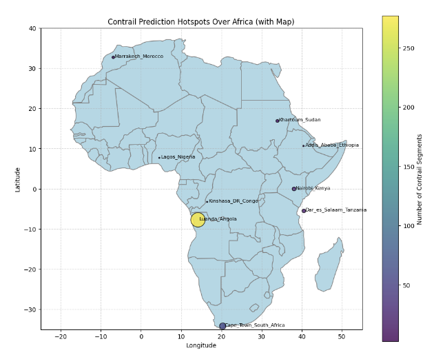 Humidity Inference with Geographic Features and Machine Learning for Enhanced Contrail Prediction for African Airspace