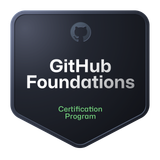 GitHub Foundations badge